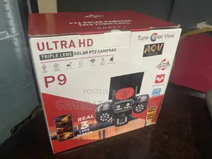 Ultra HD Solar Surveillance Camera With PTZ Control
