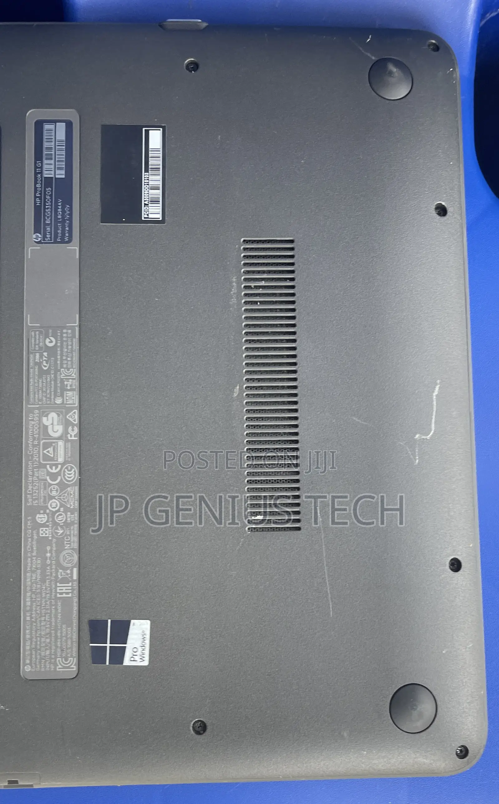 Laptop HP ProBook 11 G2 EE 4GB Intel Core i3 HDD+SSD 500GB