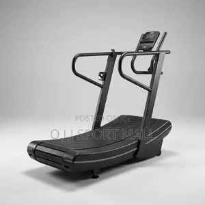 Commercial Curve Manual Treadmill – Self-Powered Running Machine