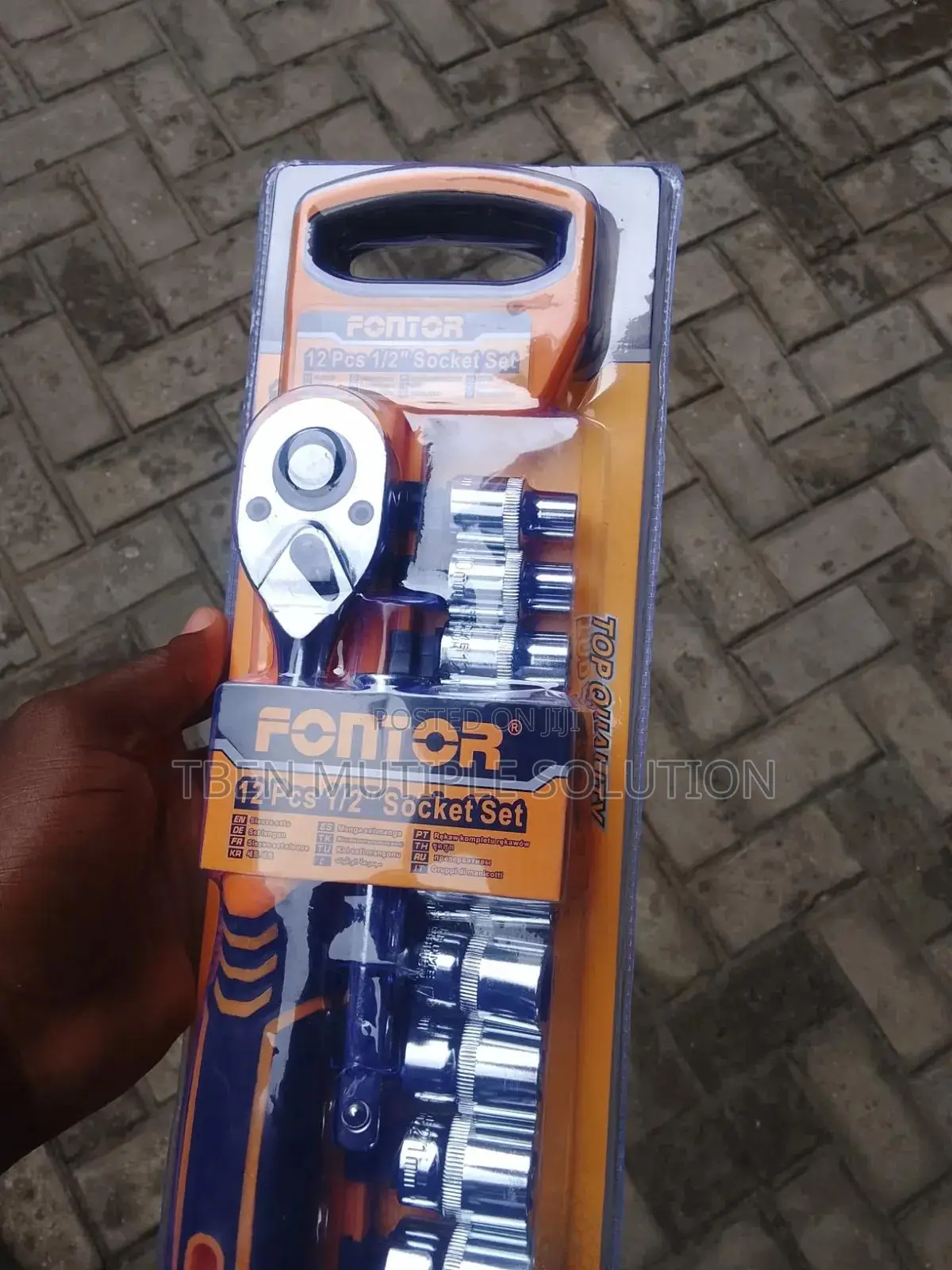 Fontor 12-Piece 1/2" Socket Set,