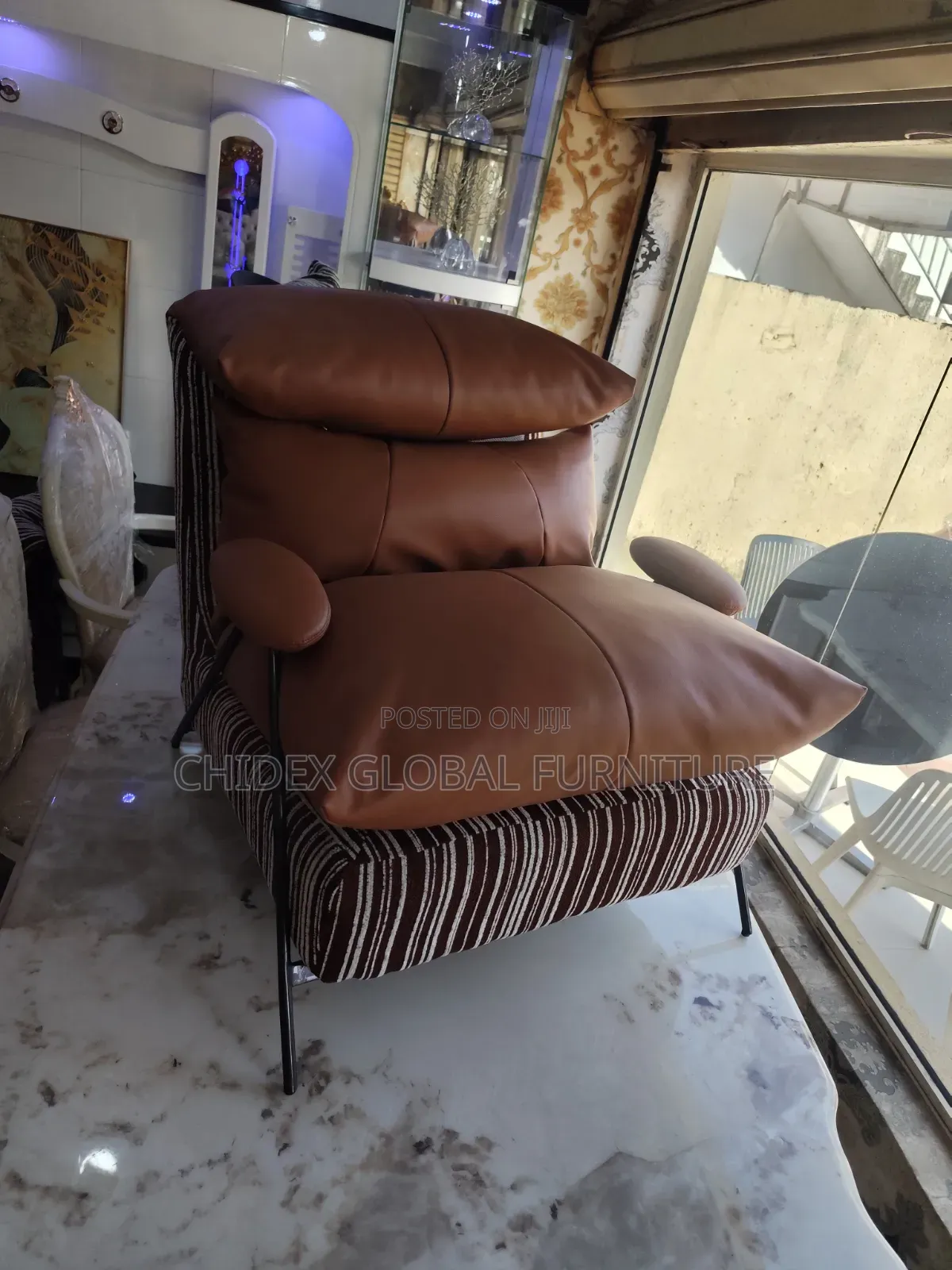 Accent Leather Chair