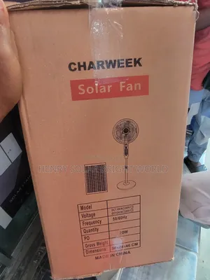 Charweek Solar Fan 16inc
