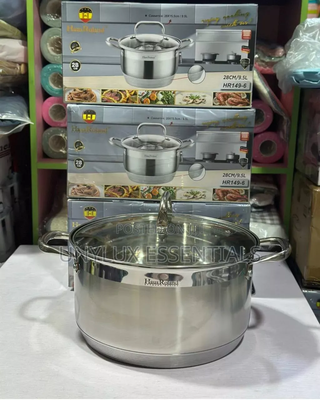 24cm HausRoland Single Stainless Pot