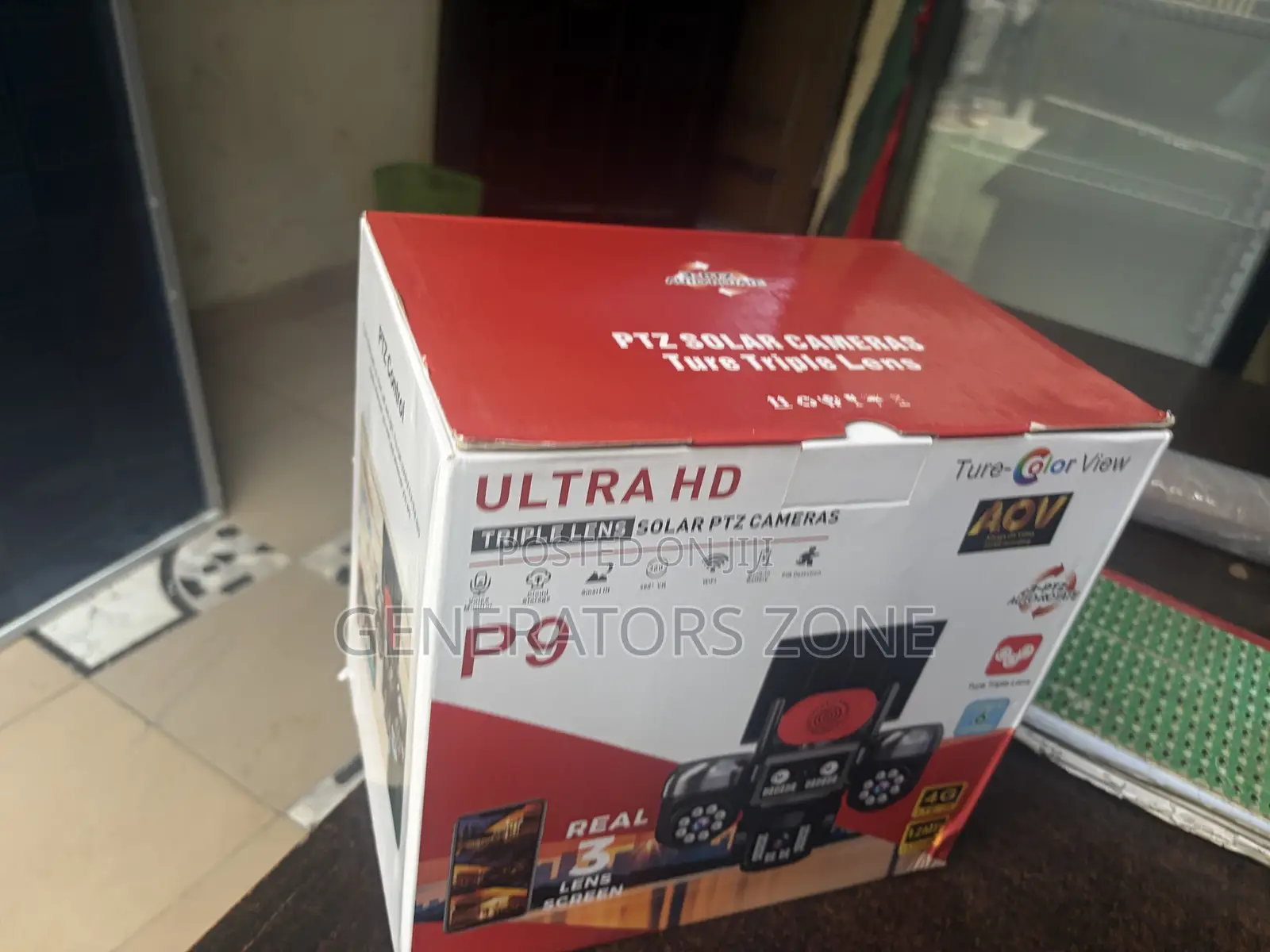 Ultra HD Solar PTZ Camera for Compound Security