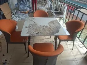 Modern Restaurant Table and Chair Set