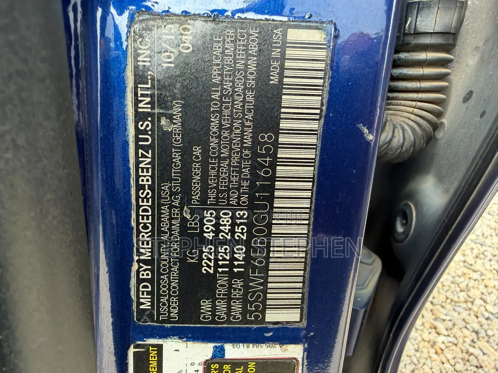 Mercedes-Benz C-Class 2015 Blue