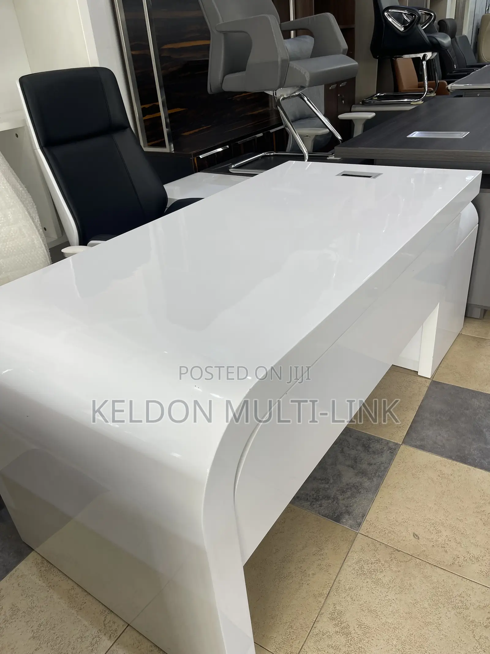 White Executive Office Table