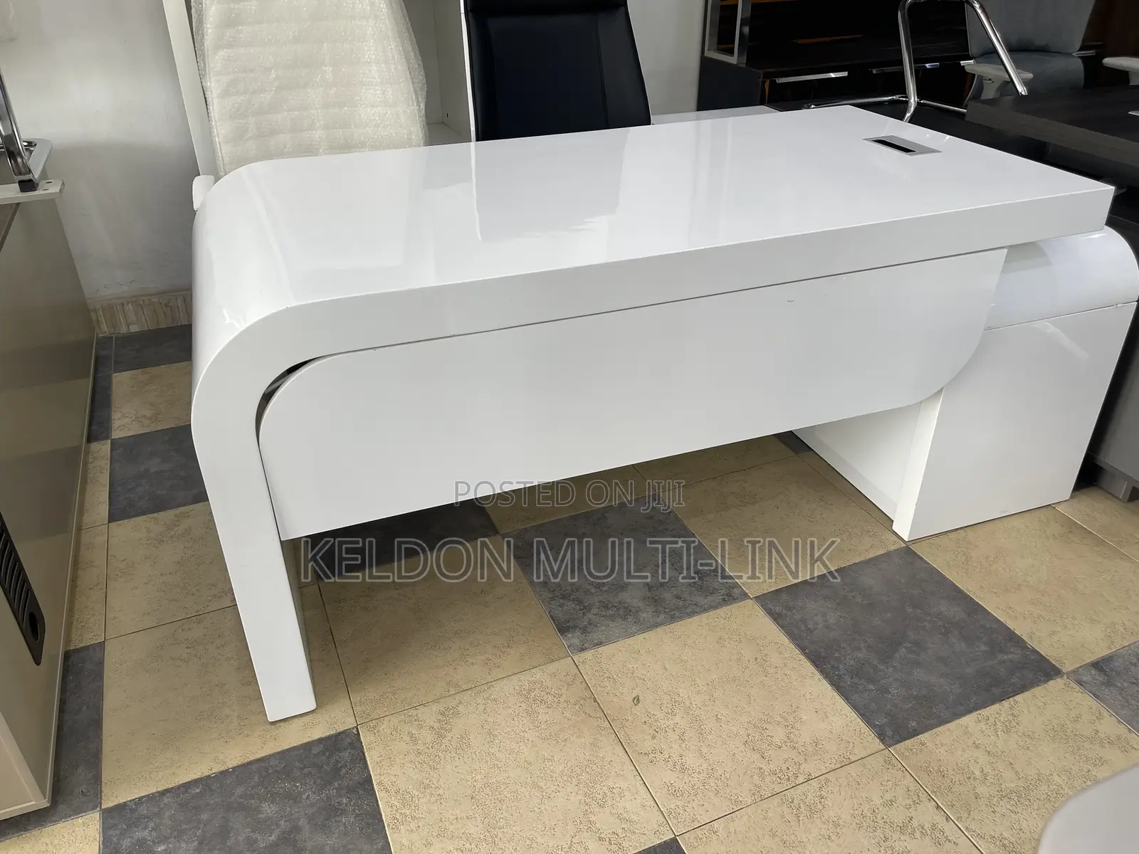 White Executive Office Table