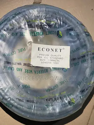 Econet 1.5mm2 3-Core Copper Cable – 100 Yards