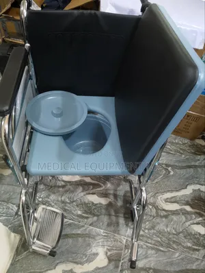 Commode Wheelchair With Hand-Break
