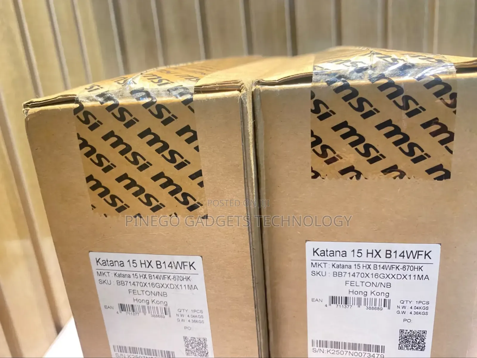 New Laptop MSI Katana 15 16GB Intel Core i7 SSD 1T