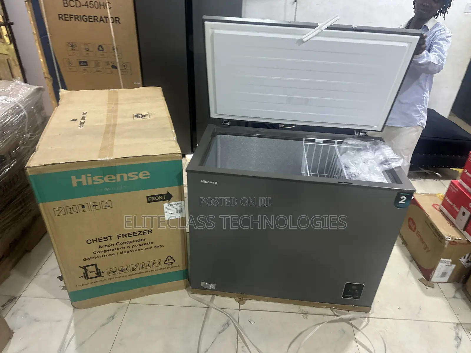 250L Hisense Fast Freeze Inverter Freezer
