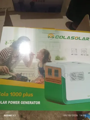 Cola 1000w Solar Generator With 500w Solar Outut