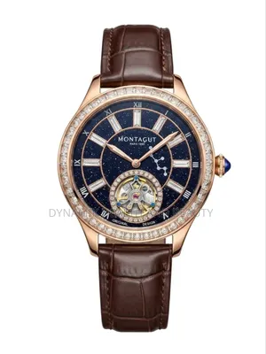 Montagut Mechanical Leather Watch Executive Luxury Men'swristwatch