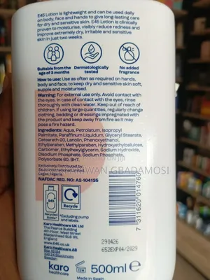 E45 Lotion