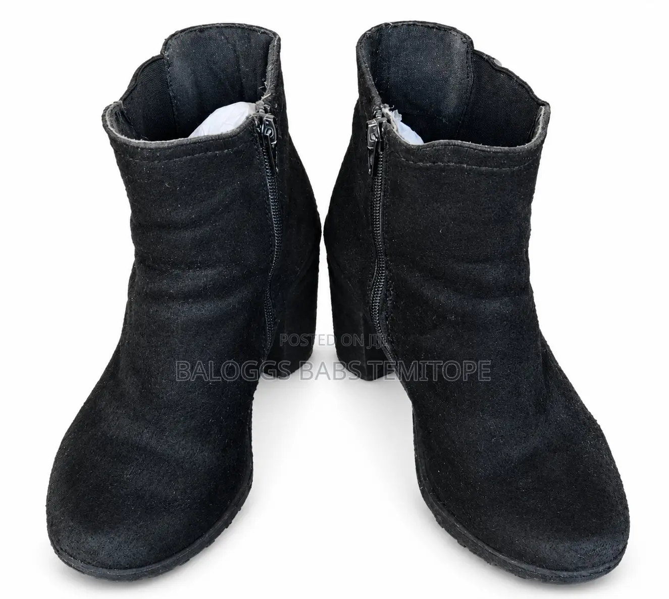 Stylish Black Ankle Boots — Size 42Quality Black Ankle Boots.