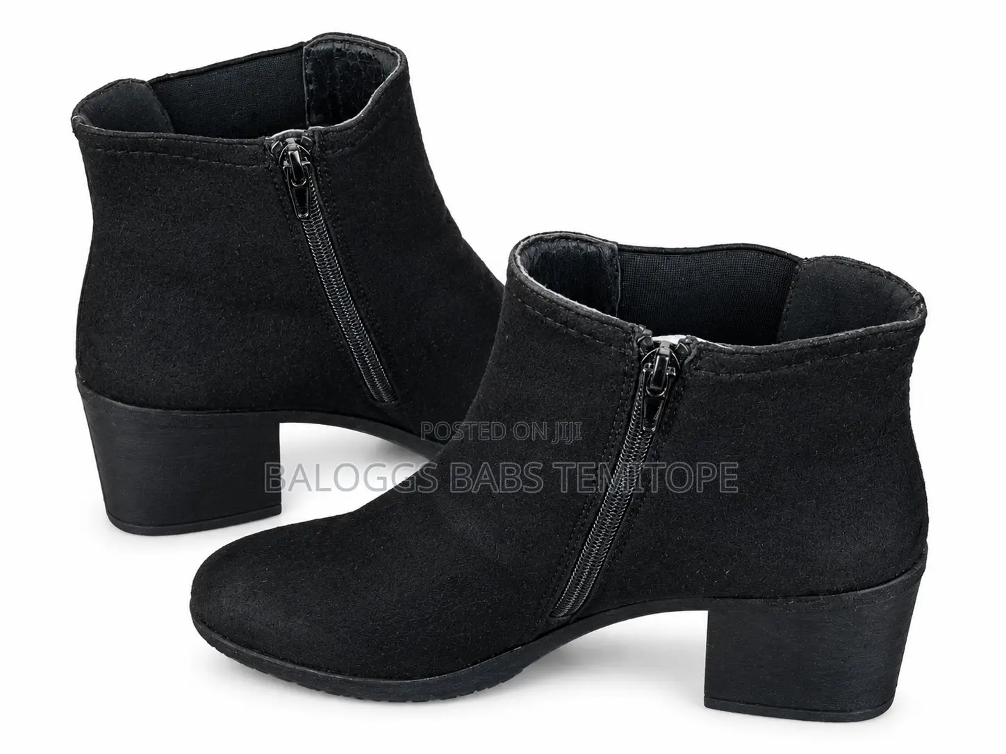 Stylish Black Ankle Boots — Size 42Quality Black Ankle Boots.