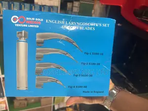 English Laryngoscopes Set,4 Blades