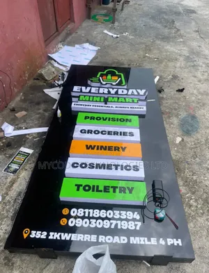 Outdoor Signage | Business, Shop 3D Signboards in Port Harcourt