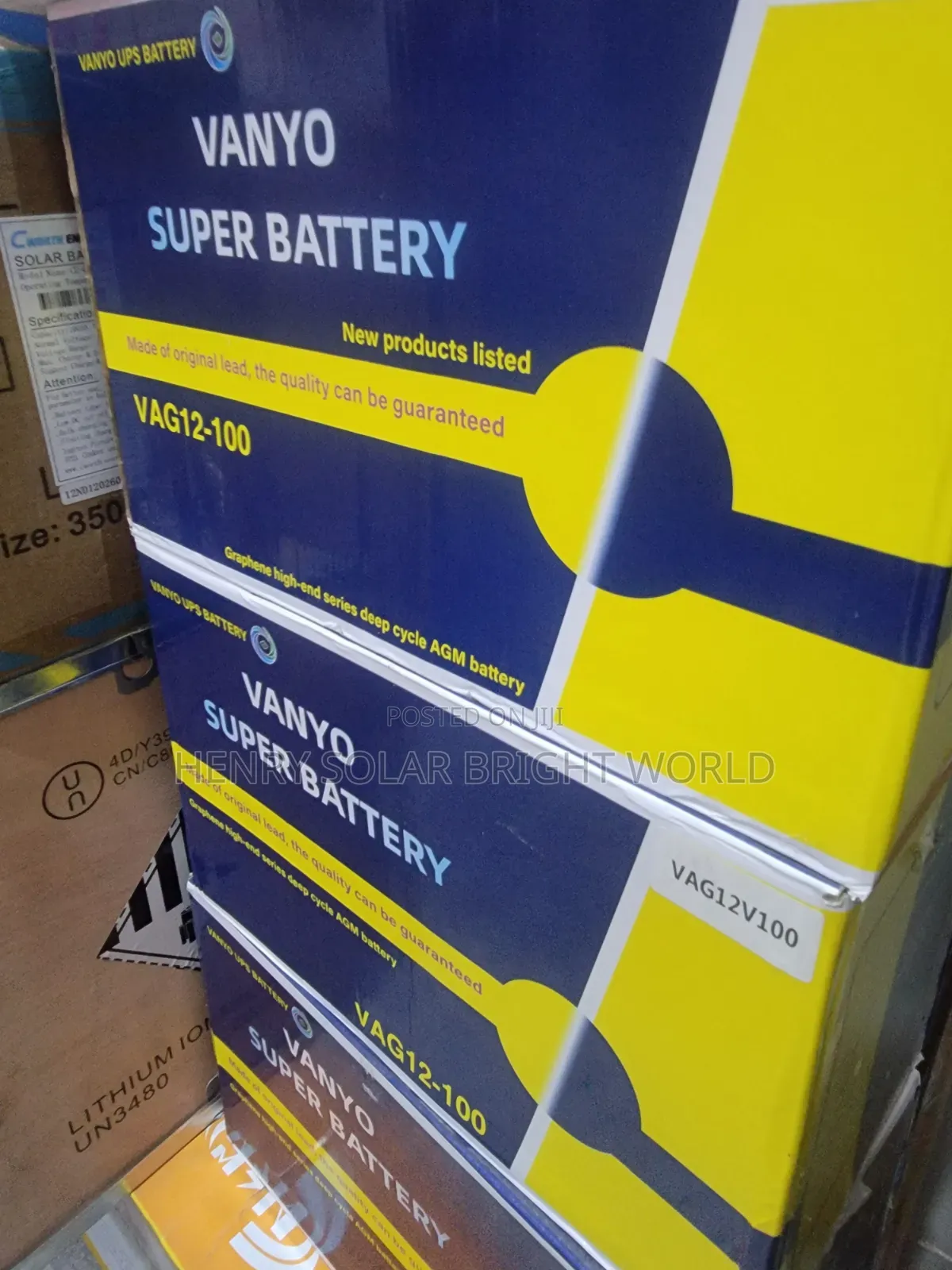 Vanyo 65ah 12v Gel Battery