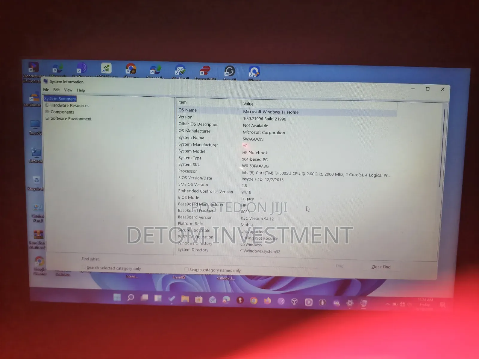 Laptop HP Stream Notebook 12GB Intel Core i3 SSD 128GB
