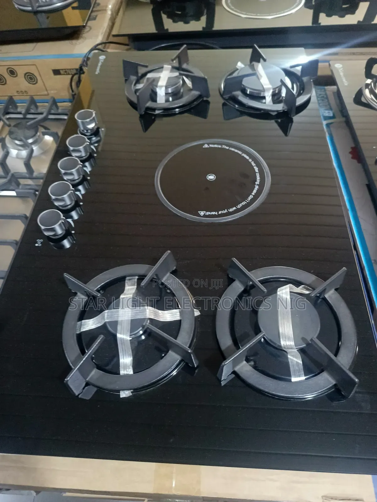 5 Burners Built-in 1 Electric Hob