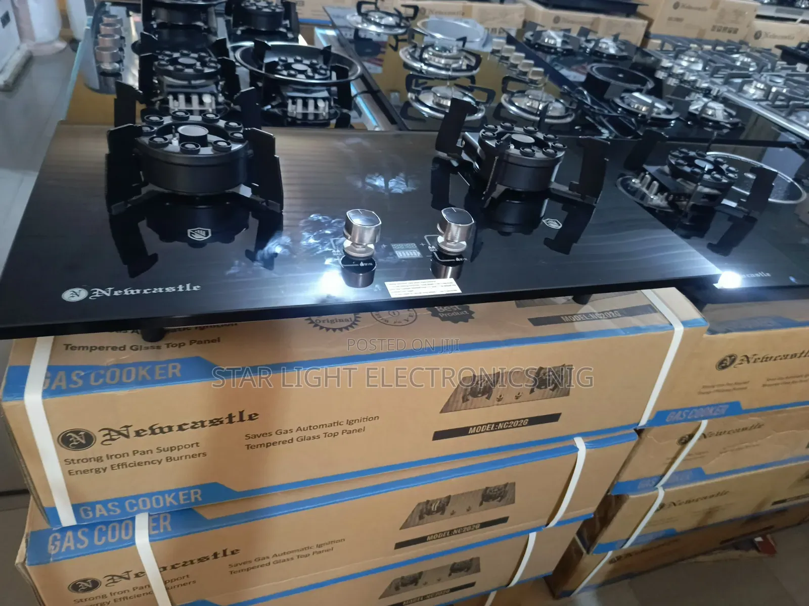 2 Gas Cooker Flip Up With Timer