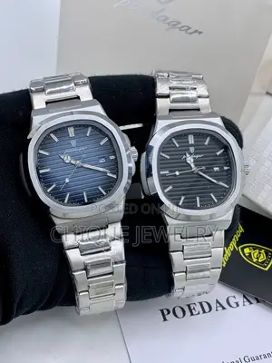 Poedagar Date Display Chain Watch