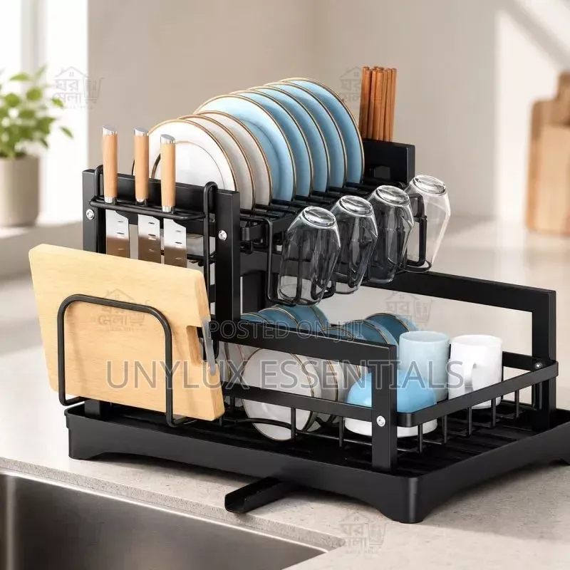 2 Layer Multifunctional Dish Rack