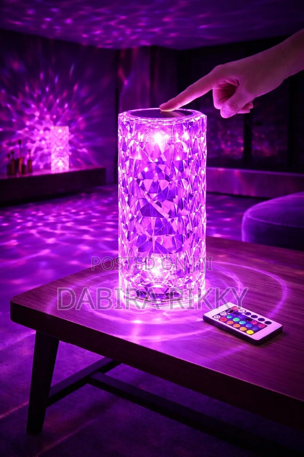 Rose Diamond Table Lamp