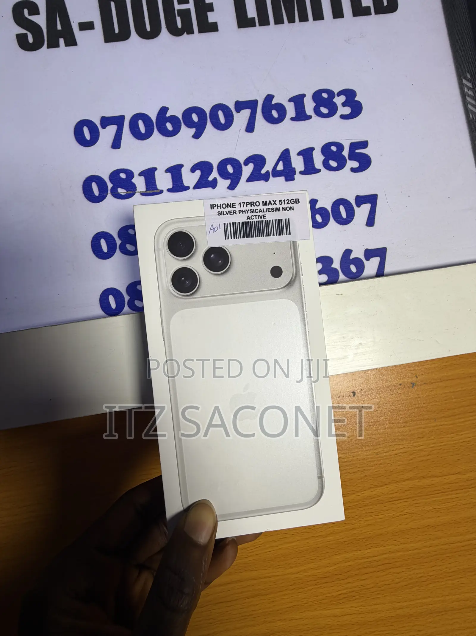 New Apple iPhone 17 Pro Max 512 GB Silver