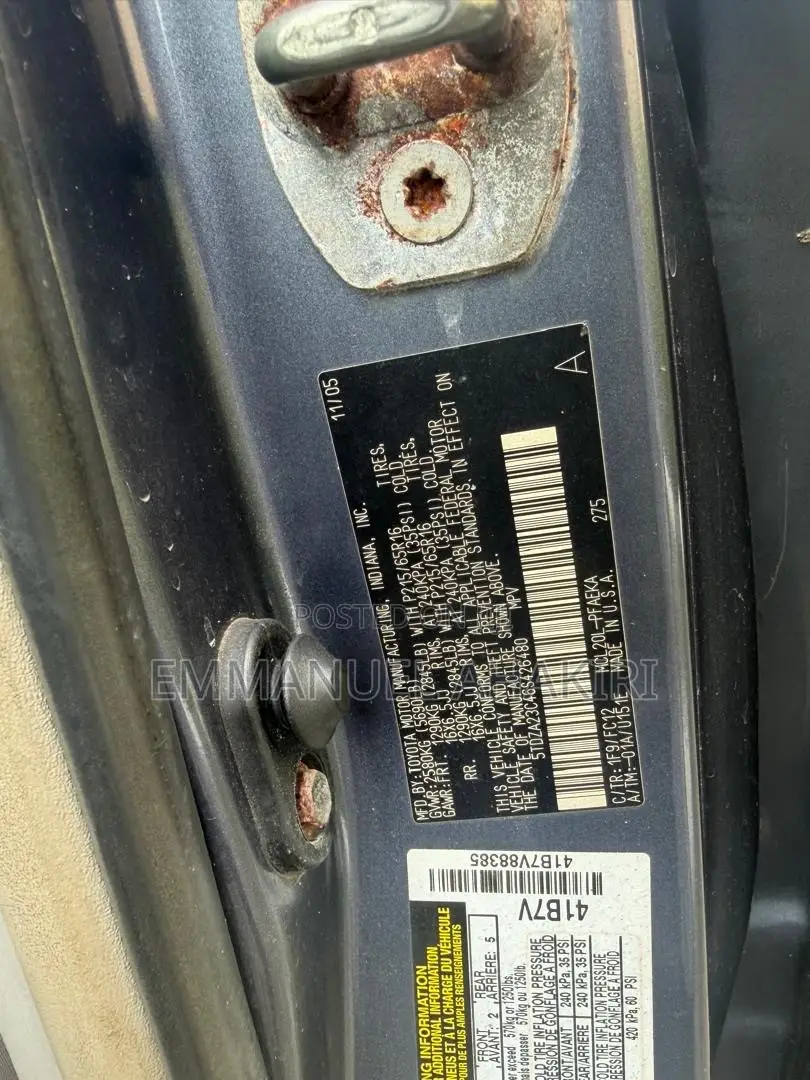 Toyota Sienna 2006 Gray