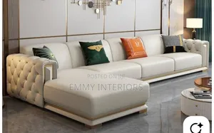 Quality Living Room L Shaped Fabric Sofa