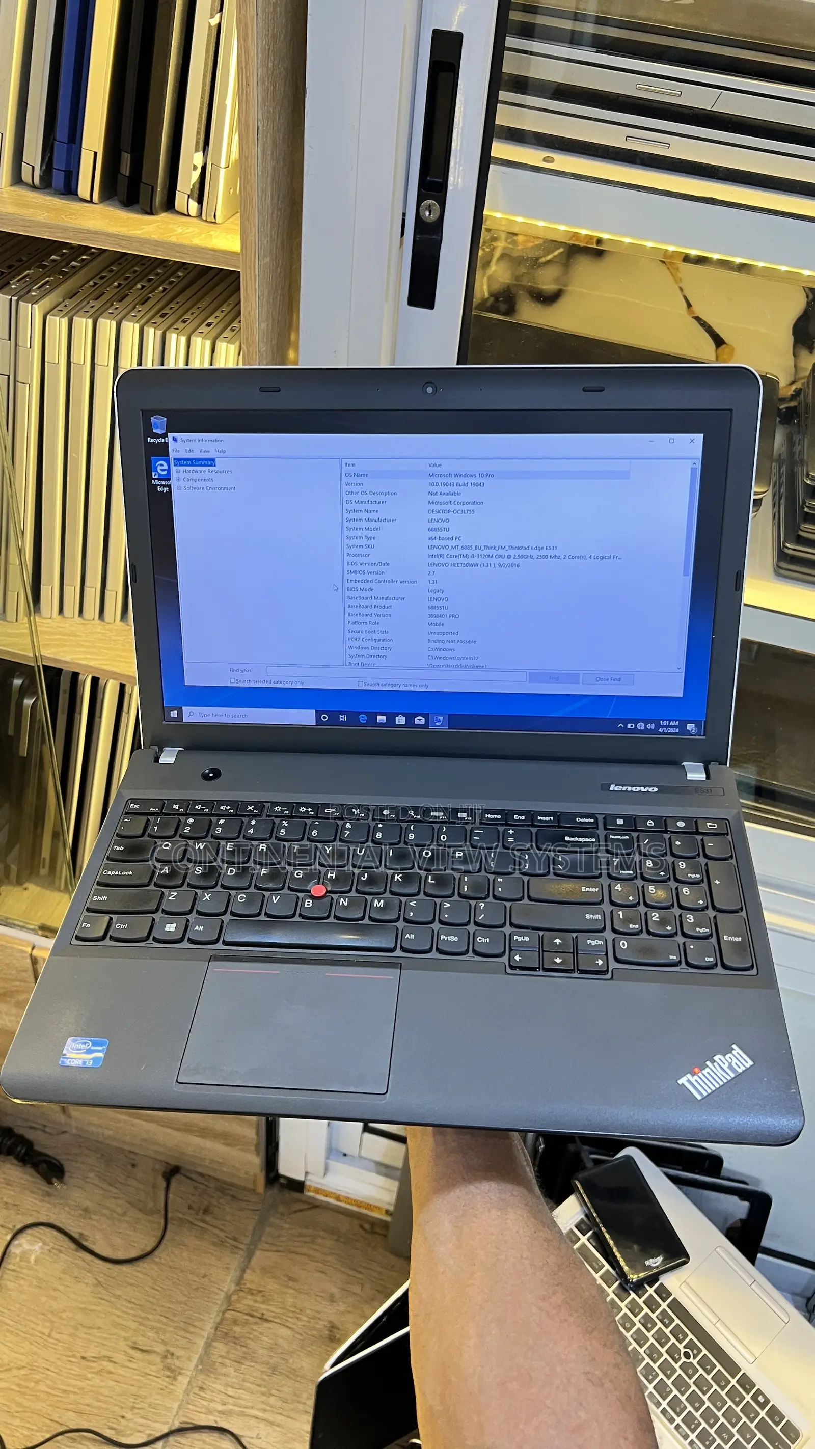Laptop Lenovo ThinkPad E531 8GB Intel Core i3 HDD 250GB