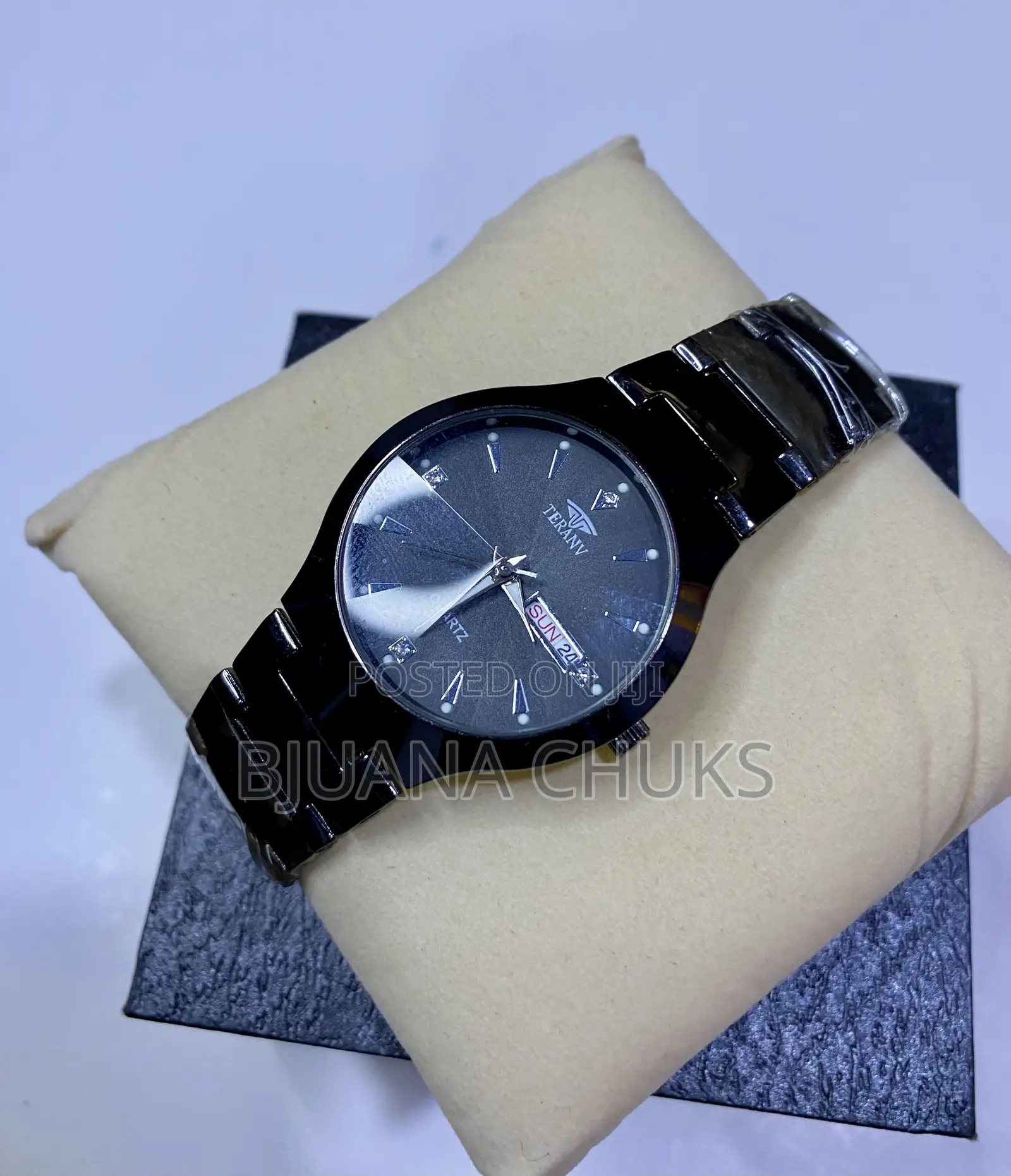TERANV All Black Luxury Minimalist Watch