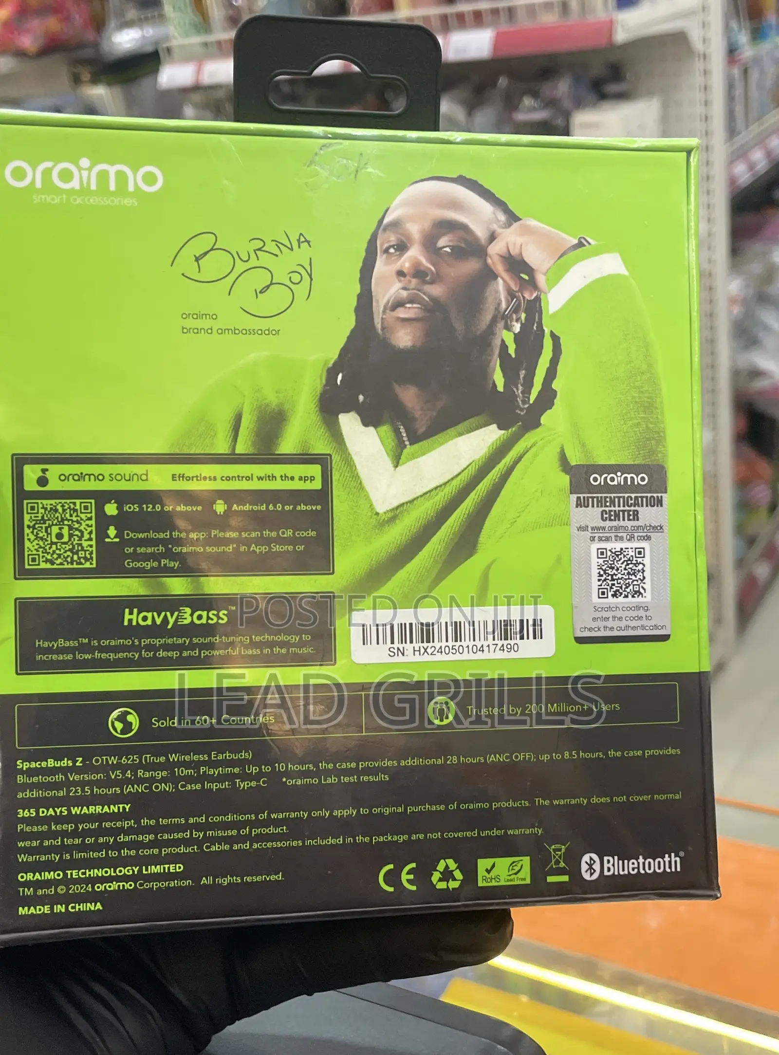 Oraimo Spacebuds Z Otw-625