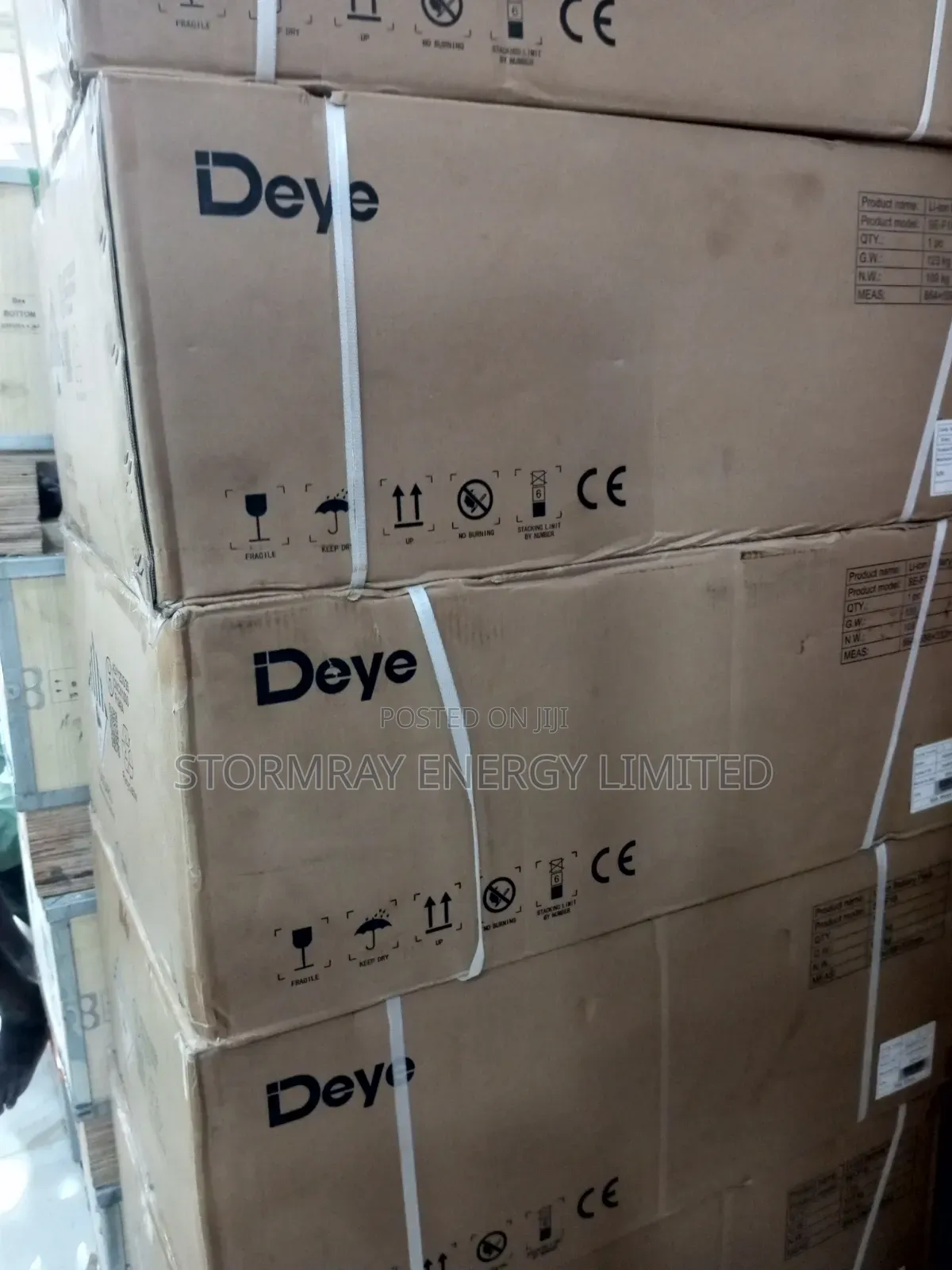 16kwh Deye Lithium Battery