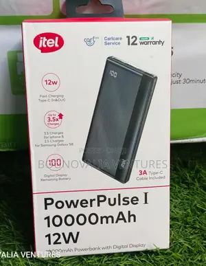 ITEL POWERPULSE 10,000mAh Power Bank
