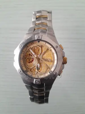 Original Seiko Chronograph Men's Watch – 100M Water Resistant