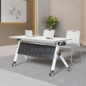 Modern Folding Table With Tyres 1.2mtr