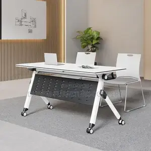 Modern Folding Table With Tyres 1.2mtr