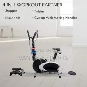 4-in-1 Elliptical Cross Trainer Exercise Bike - Payment on Delivery