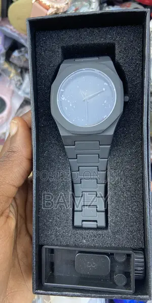 Valenzo Arabic Black Luxury Wristwatch
