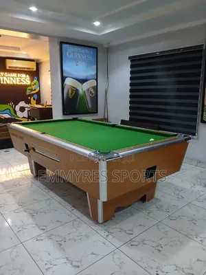 Foreign 8ft American Fitness Marble Coin Snooker Board