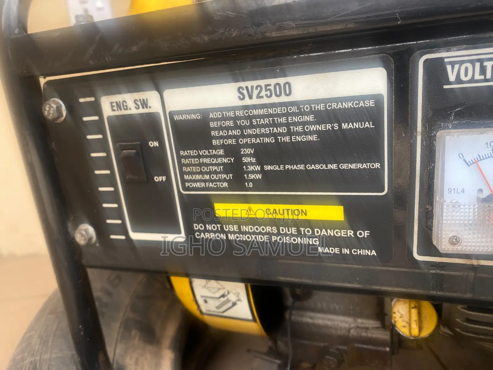 1.5Kva Elepaq Generator- Aluminum Coil