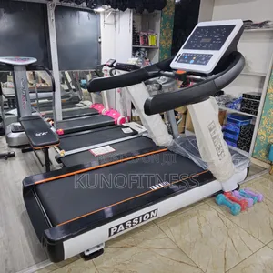 Commercial 6HP Treadmill 18.5" Display 15-Level Incline