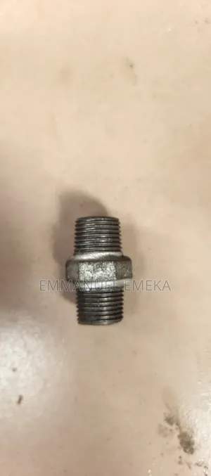 Galvanised Iron Hexagon Nipple – 1/2" Male X Male