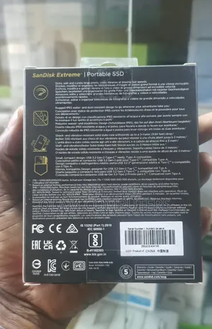 SanDisk Extreme Portable 1TB SSD 1050mbps