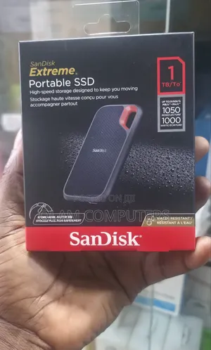 SanDisk Extreme Portable 1TB SSD 1050mbps