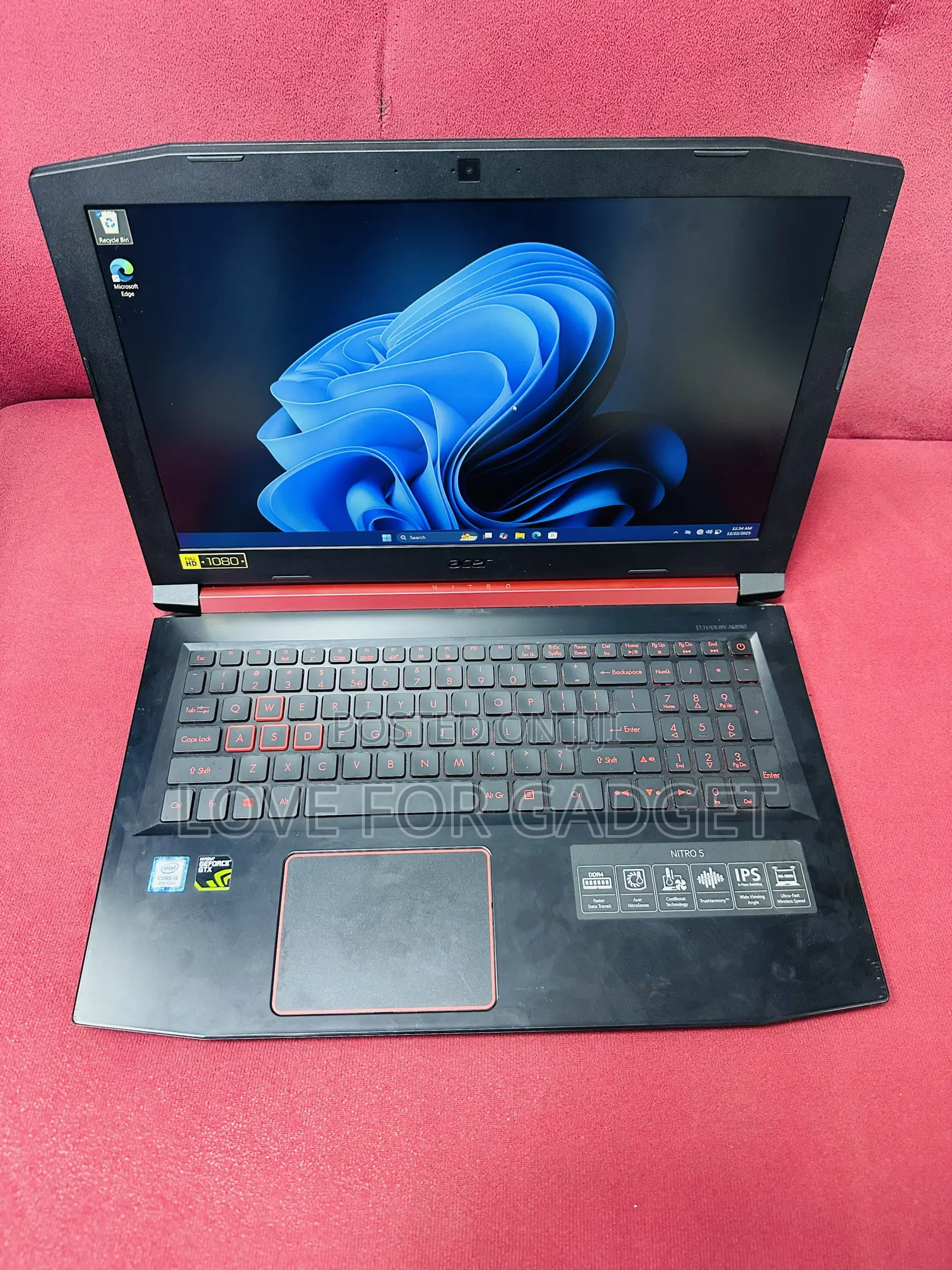 Laptop Acer Nitro 5 8GB Intel Core i5 SSD 256GB